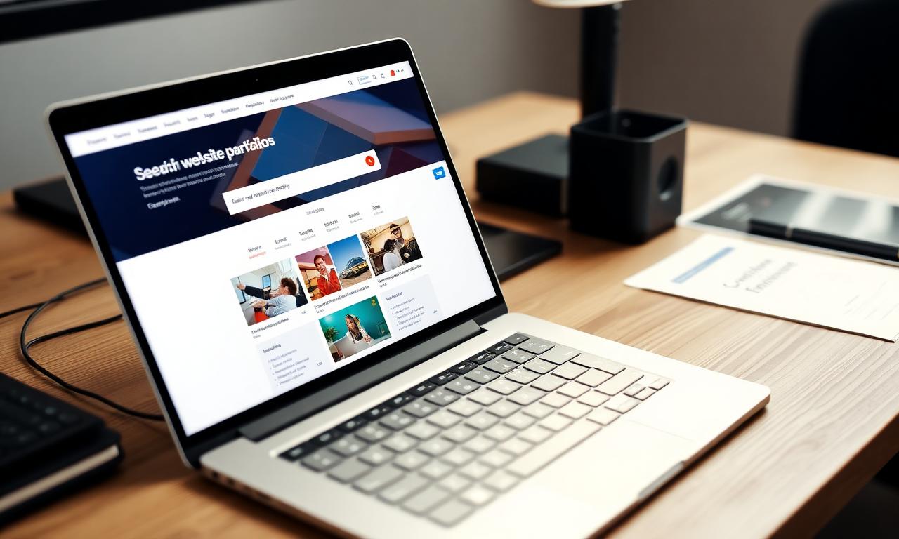 Search Engine Clone Integration realistic portfolio website preview